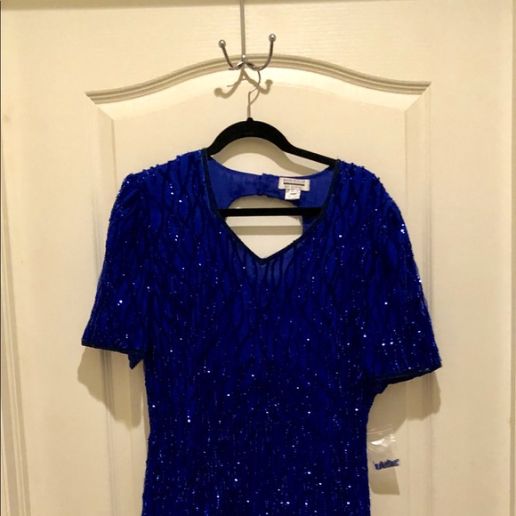 Mark & John by Gopal sequin beaded dress of silk - Picture 8 of 8